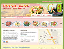 Tablet Screenshot of chinaking4indy.com